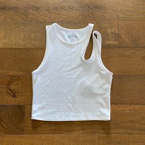 LAST CHANCE!! white tank with cutout